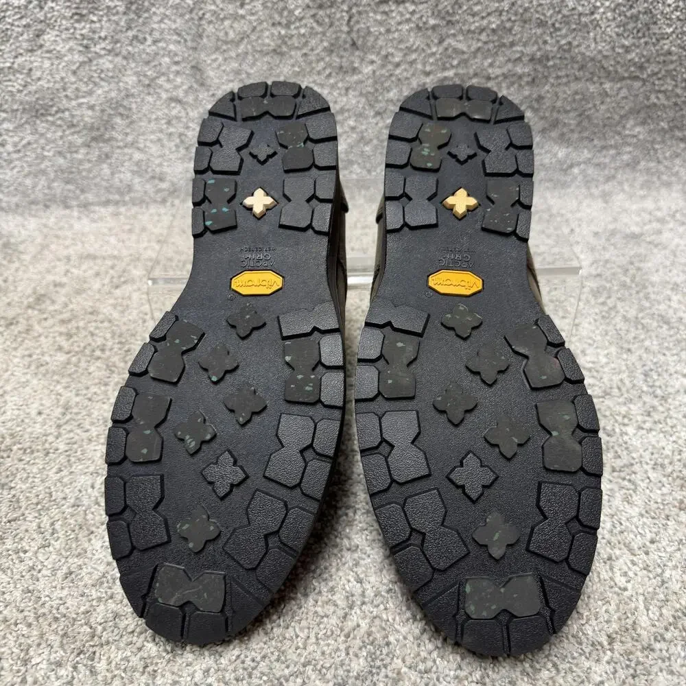 Hush Puppies Shoes Mens Size 9 Brown Leather Waterproof Moc Vibram HMP1991-201